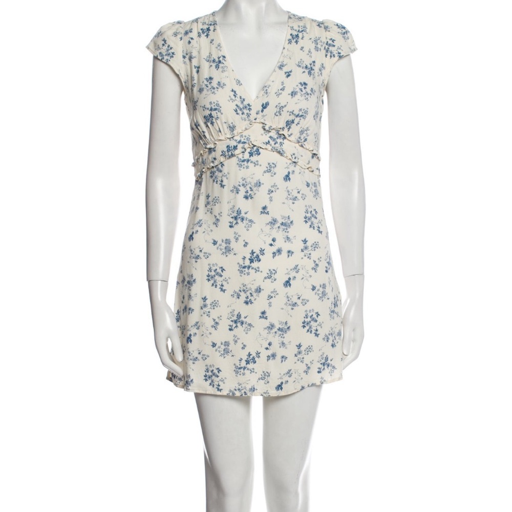 Reformation mini floral dress